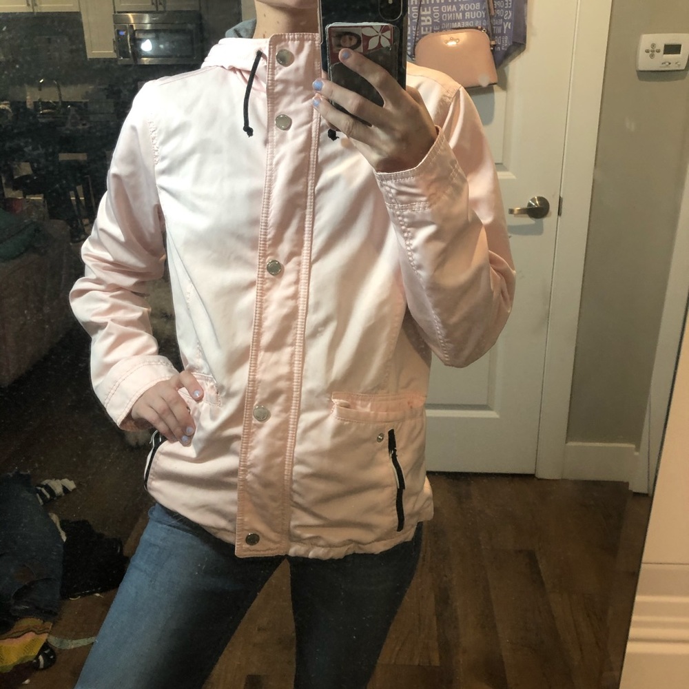 Baby pink hollister jacket